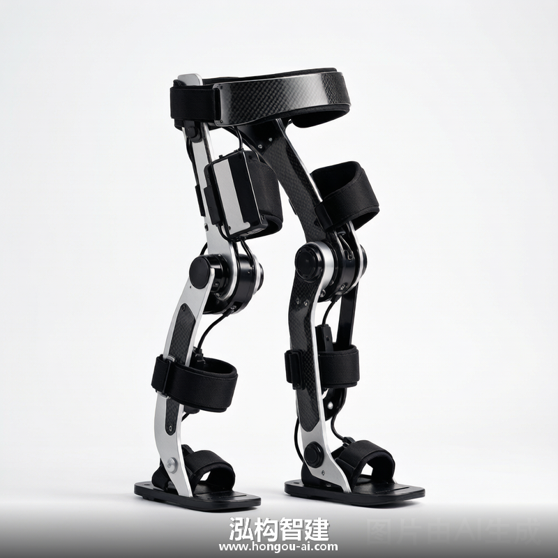 泓构智建外骨骼机器人 - 下肢外骨骼产品 - 碳纤维铝合金设计